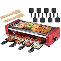 Amazon.co.jp: ラクレットグリル電気、ノンスティック電気