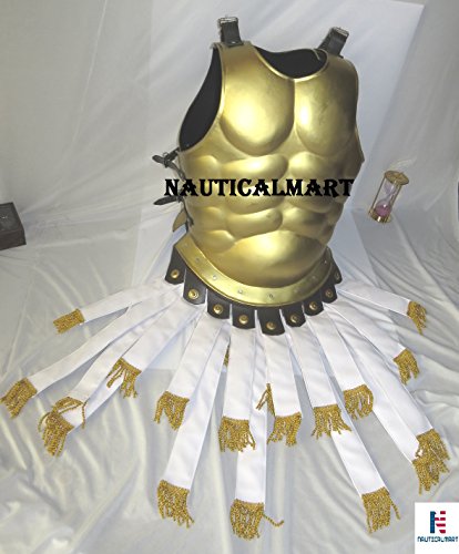 NAUTICAL MART Roman Armour Costume Brass roman Muscle Armour