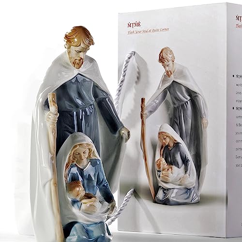 Figuritas de Porcelana MTME La Sagrada Familia Decoración miniatura 4