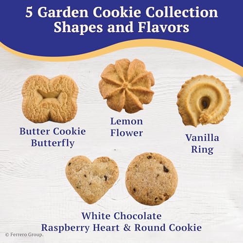 Image of Royal Dansk Garden Cookie Collection & Danish Butter Cookies, 4-Pack, Includes Two 12 oz and Two 10.6 oz Tins