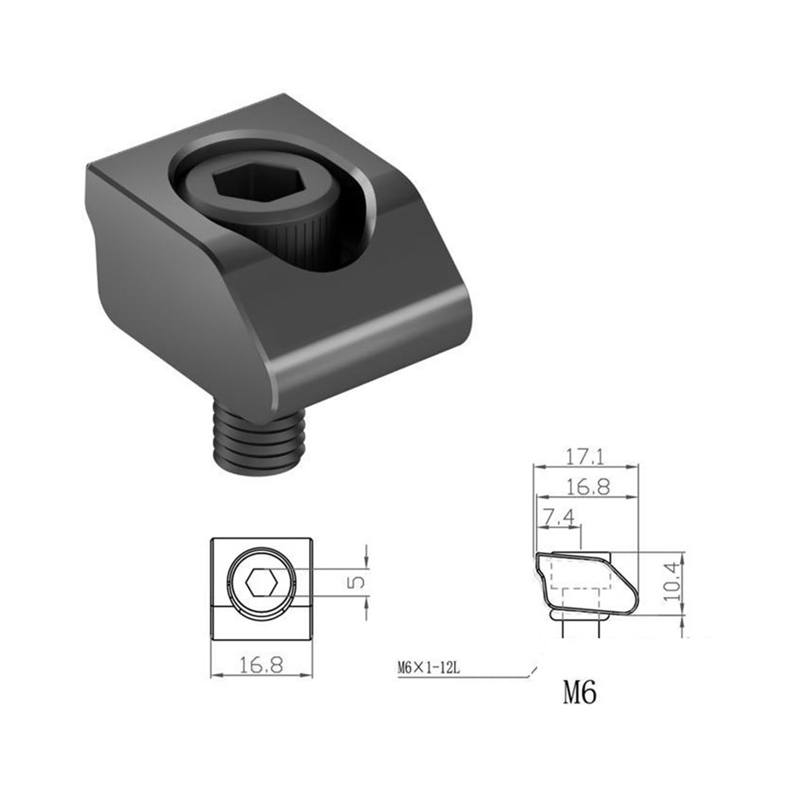 2 Szt. Oprawa Wielostanowiskowa Obróbcze CNC Zacisk M6 M8 M10 M12