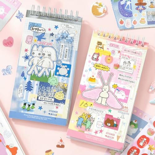 Image of Japanese Sticker Book - Junk Journal Supplies | Kawaii Sticker Book for Planners, Junk Journals, Vision Board Supplies,Scrapbooks -Prayer Board Supplies