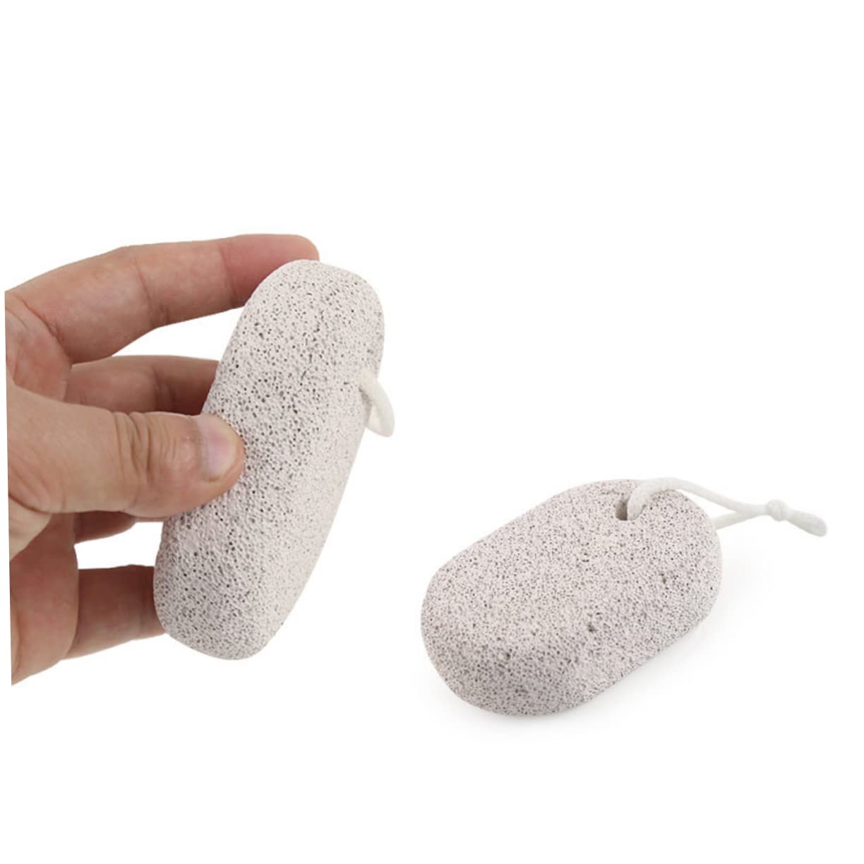 HONMEET 3 Pack Natural Stone Pumice Remover for Feet Foot Scraper Smooth Edges for Pedicure