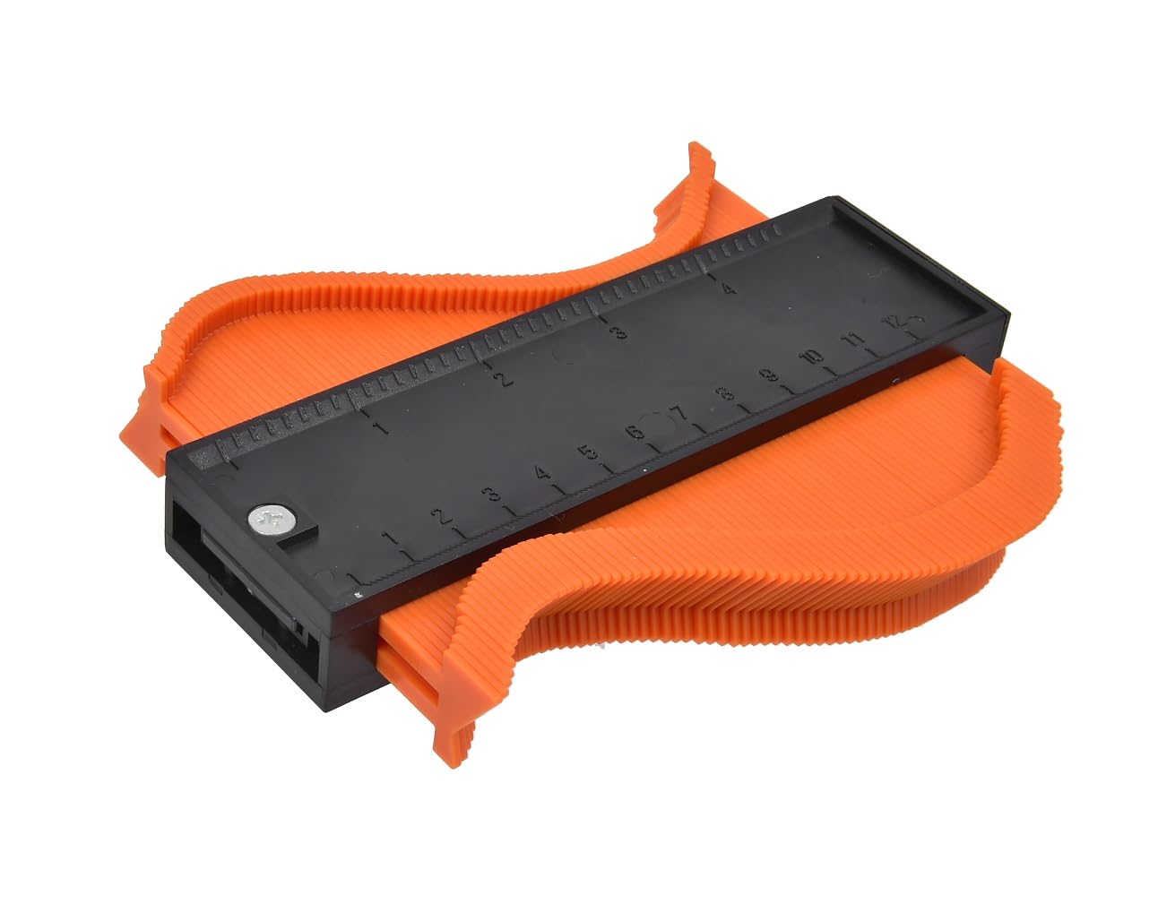 Tactix Orange Black 284313 Tile Shape Template Contour Duplicator Profile Shape Tracing Template