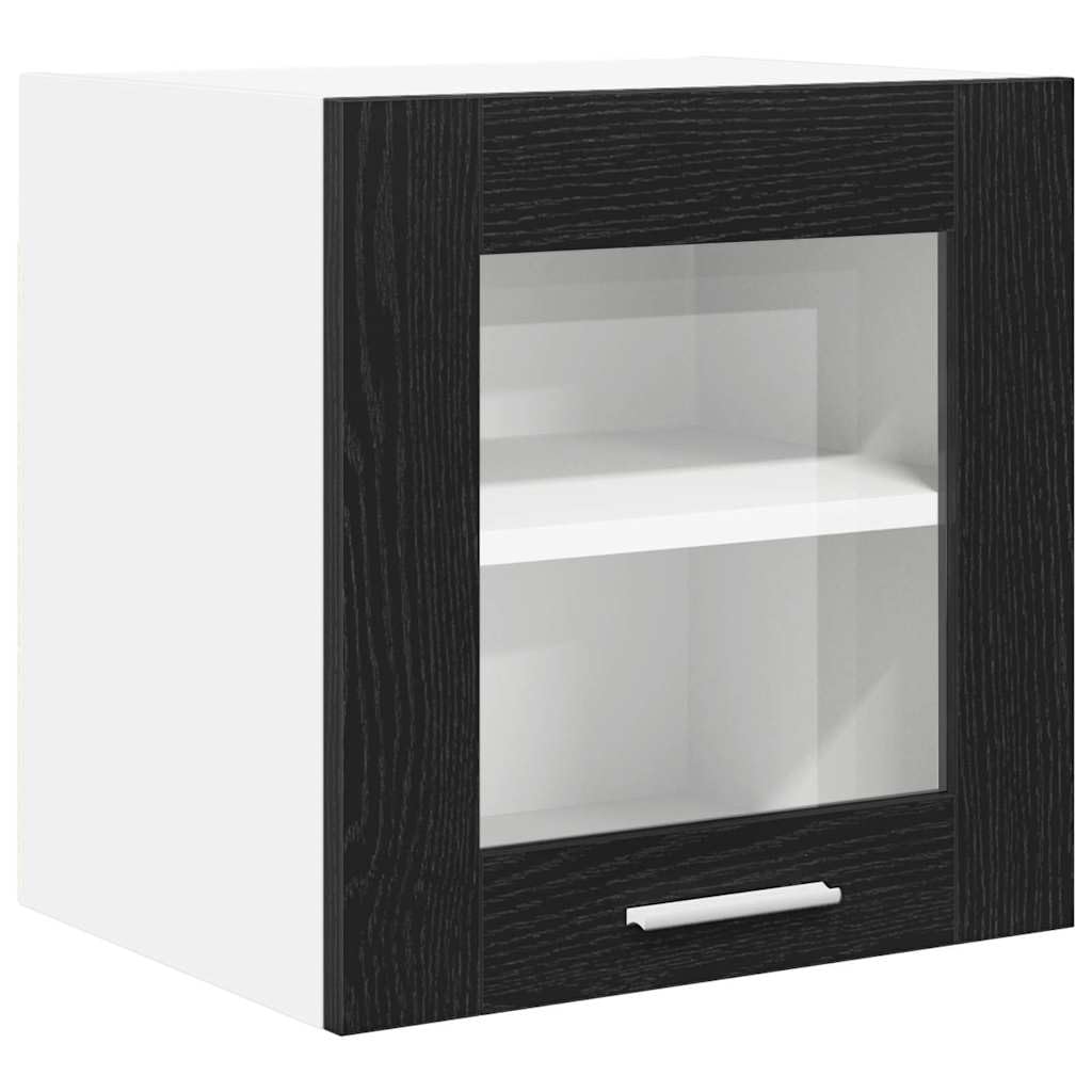 Moderner Hängeschrank in Schwarz Eichen-Optik 40 x 31 x 40 cm aus Holzwerkstoff mit viel Stauraum, praktisches modern Küchenzubehör für eine organisierte Küche