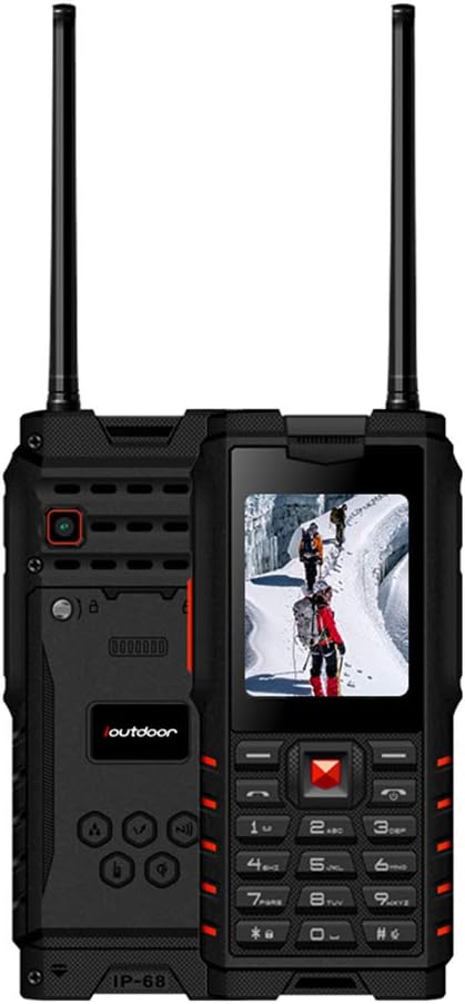 ioutdoor T2 Walkie-talkie Mobile phone 2G IP68 Rugged Battery 4500mAn Strong Signal Multi-function Support Multi-language Portable Outdoor Mobile Phon