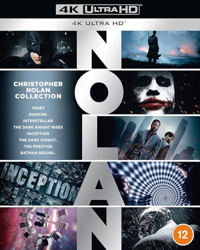 Image of Christopher Nolan: 8-Film Collection (Bonus Features Included) [4K UHD + Blu-ray] [Region Free]