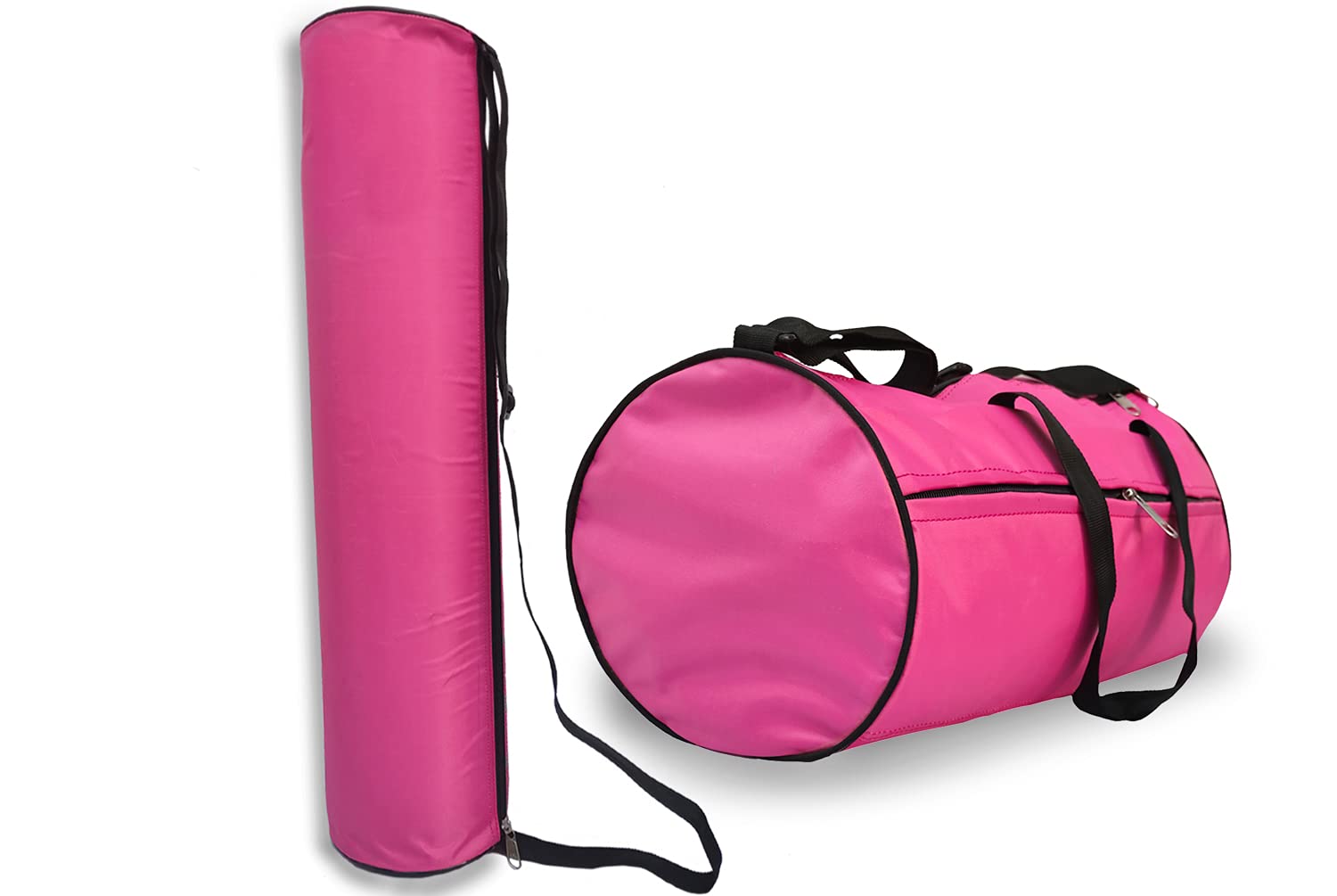 Panchtatava Trendy Yoga Mat Cover/Yoga Mat Bag with Baby Pink Duffel/Gym Bag for Men & Women-picture-25