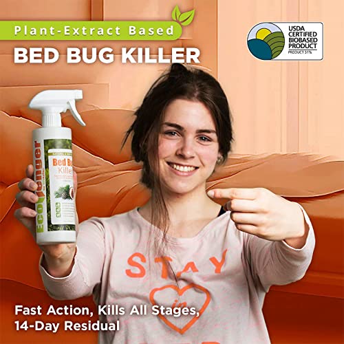 Ecoraider Bed Bug Killer Spray 1 Gallon Jug, Green + Non-Toxic, 100% Kill + Extended Protection #TOP1