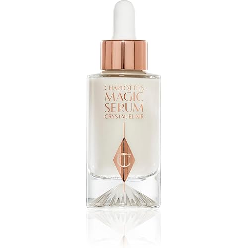 Charlotte Tilbury Magic Face Serum Crystal Elixir - Firming Peptide Serum for Face & Neck - Enriched with Plant Adaptogen Extracts to Help Boost Skin's Barrier Function & Moisture Retention