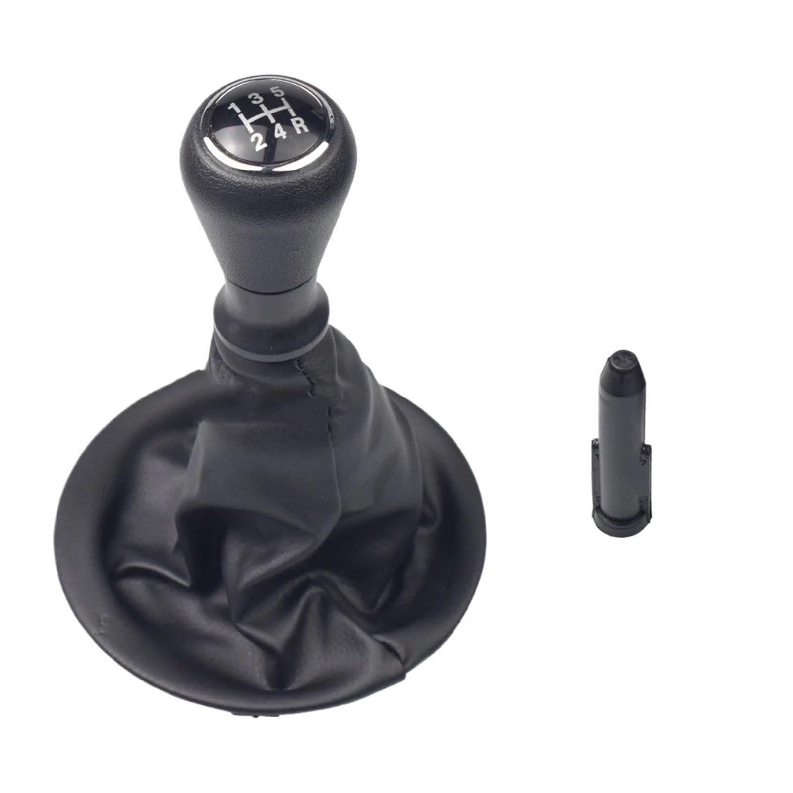SAUANMNKTP Gearshift Knob for Citroen Berlingo II 2008-2018 Gear Shift Knob Gaiter Boot Cover(B-5R-And Boot)