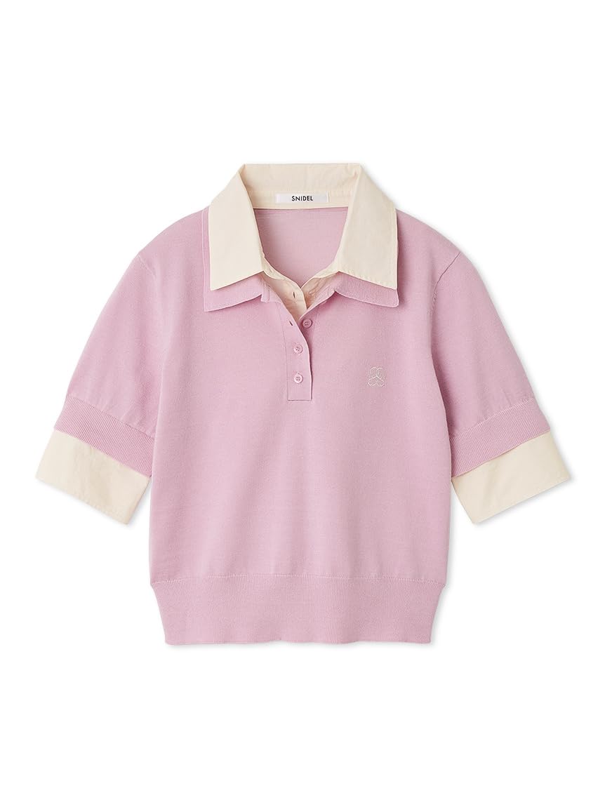 Amazon | [スナイデル] シャツドッキングニットポロ SWNT254218