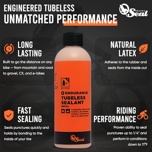 ORANGE SEAL, Endurance Versiegelung, 232 ml, für Erwachsene, Uni, Orange