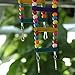 lesypet Colorful Ladder Bird Toy, Flexible Ladders Wooden Rainbow Bridge for Parrots Pet Trainning 12-Step
