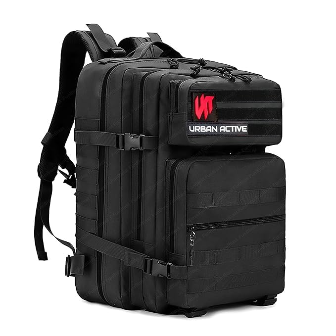 MT HUB 40 Litres Trekking Bag, Travel Bag, Rucksack Backpack, Backpack for Sports, Outdoor, Camping & Hiking for Men & Women, Water Resistant Bag (Pack Of 1) (DARK GREY)