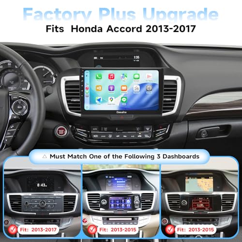 Dasaita 8GB+256GB Head Unit for Honda Accord 2013 2014 2015 2016 2017 - image 2