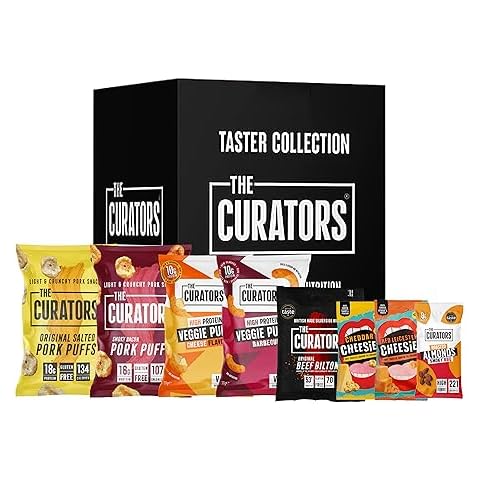 THE CURATORS High Protein Snack Taster Box Cover
