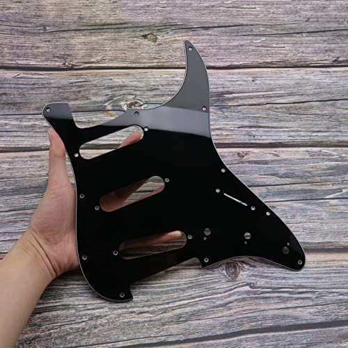 Pickguard SSS 11 Trous pour Guitare Droitier Compatible avec Fender Stratocaster USA/Mexicain Standard SSS Panneau de… - Les Beatles, Paul McCartney, John Lennon, RIngo Starr, George Harrison Pickguard SSS 11 Trous pour Guitare Droitier Compatible avec Fender Stratocaster USA/Mexicain Standard SSS Panneau de… – Image 6