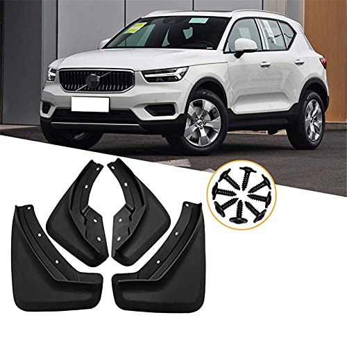 Car Mud Flaps Custom Front and Rear Mudflaps Replacement for Volvo XC40 2018-2021 Molded Splash Guards Mudguard Fender Flares Set Auto Accessories,4 Pcs