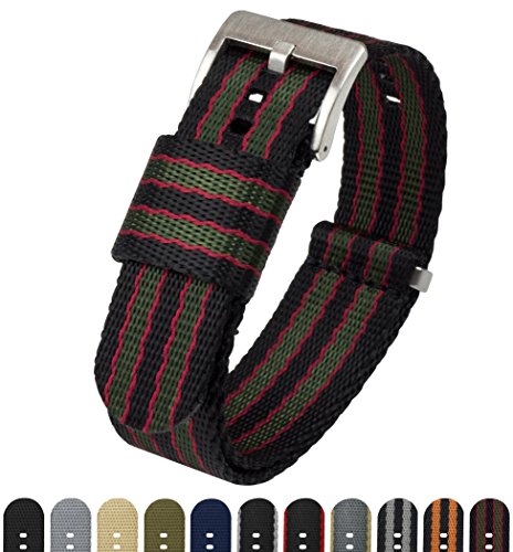 Image of BARTON Elite NATO Style Watch Strap - Seat Belt Nylon Watch Bands