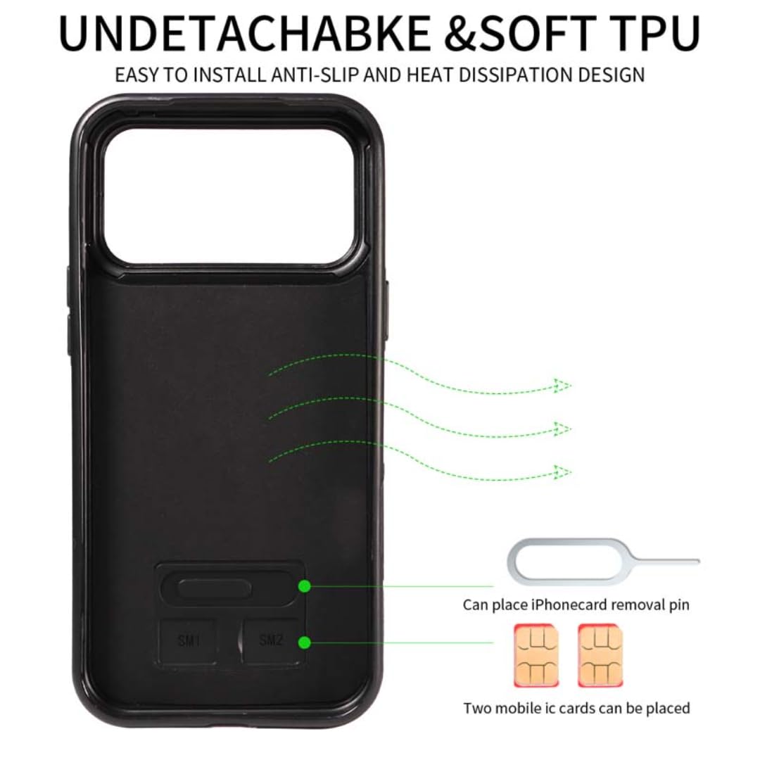 Étui Portefeuille en Cuir pour iPhone 17 Pro avec emplacements pour Cartes et Porte-Cartes - Protection optimale (pour iPhone 17 Pro/Violet Clair)