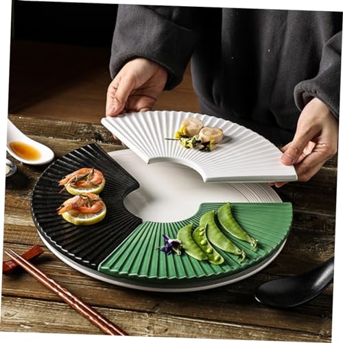 Plato Cerámico para Sushi en Forma de Abanico miniatura 3