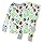 HonestBaby Celebration 2-Piece Pajamas Sleepwear PJs 100% Organic Cotton for Baby, Toddler, Kids, Eggcellent Player