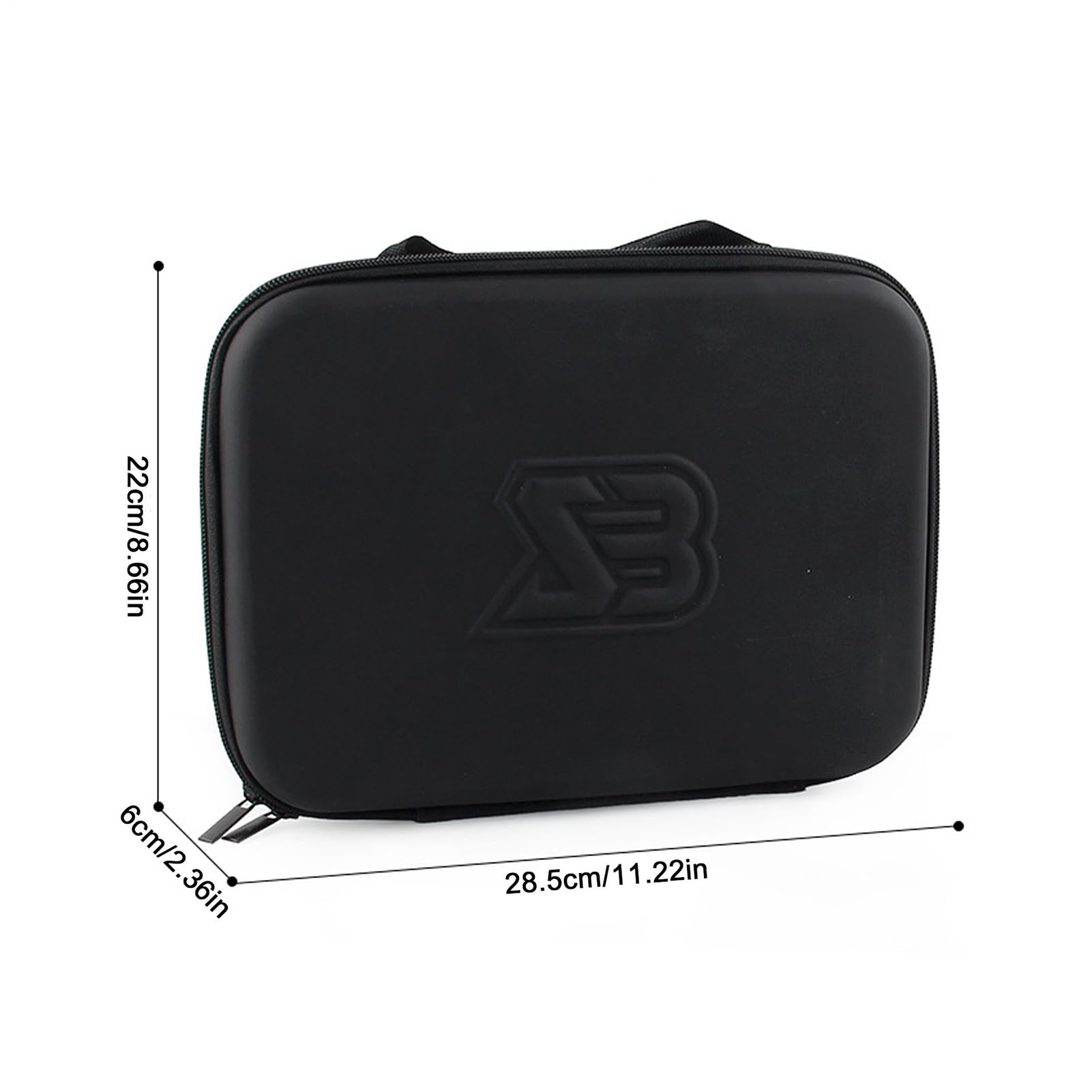 Valise à toupie - Ensemble de Combat de toupies, Support de poignées de Lanceur, boîte de Transport renforcée, présentoir de Collection, Compartiment de Jeu pour, Finition Noire de Grande capa