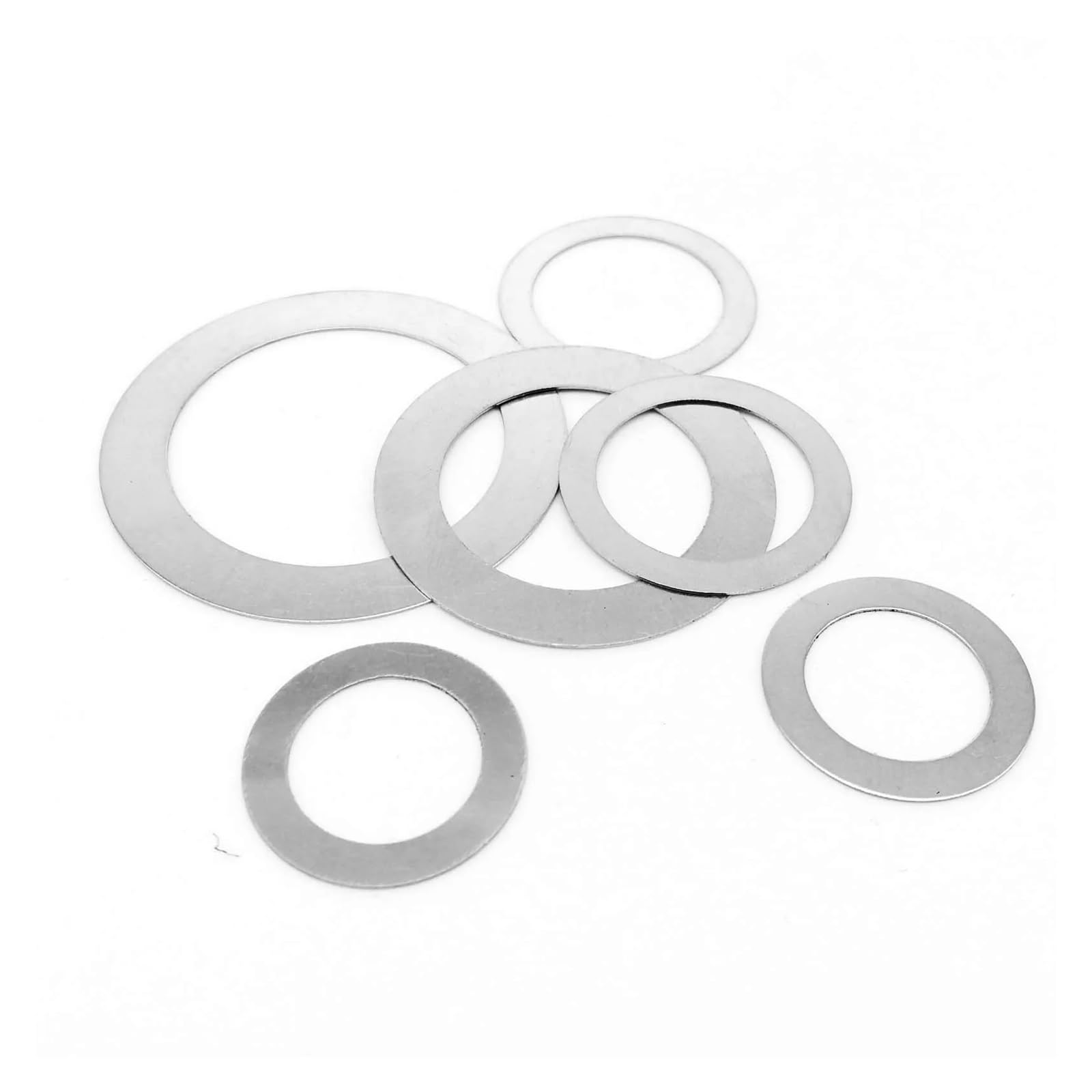 Groß Unterlegscheiben,Unterlegscheiben, Justierende ultradünne Präzisions-Unterlegscheibendichtung aus Edelstahl. Ultradünne, flache Wafer-Unterlegscheibe(M3x5xThick)