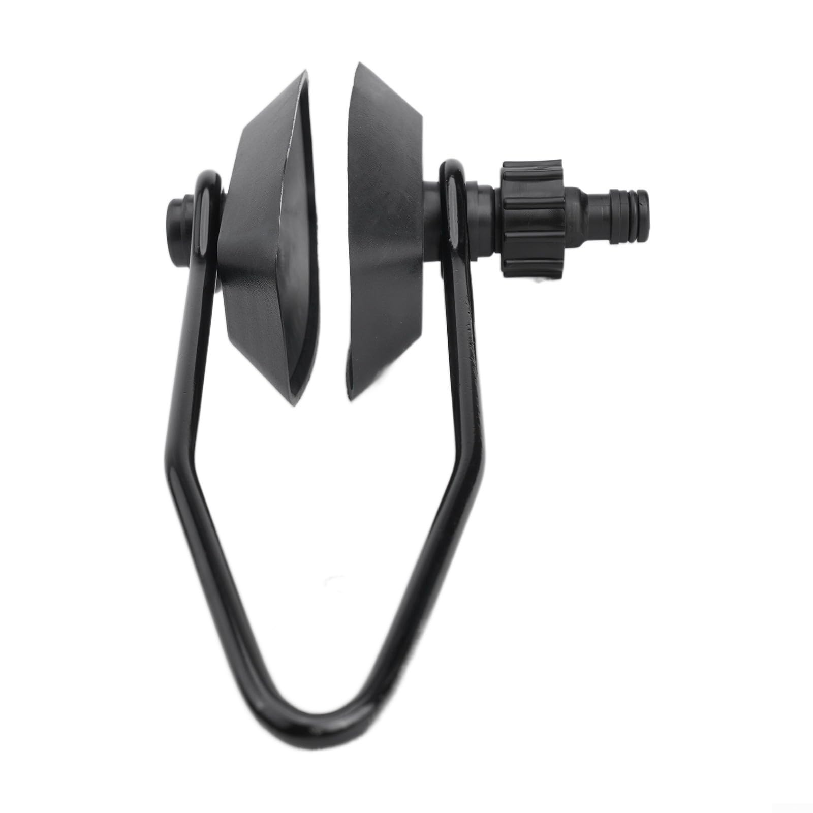 Le système de rinçage de l'oreillette nettoie efficacement votre moteur sans bateau avec un raccord de tuyau simple et un design robuste (A)