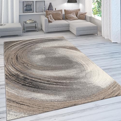 Paco Home Teppich Wohnzimmer Schlafzimmer Kurzflor Vintage Optik Bunt Modern Pastell Abstrakt, Grösse:160x230 cm, Farbe:Beige 3 Paco Home Teppich Wohnzimmer Schlafzimmer Kurzflor Vintage Optik Bunt Modern Pastell Abstrakt, Grösse:160x230 cm, Farbe:Beige 3