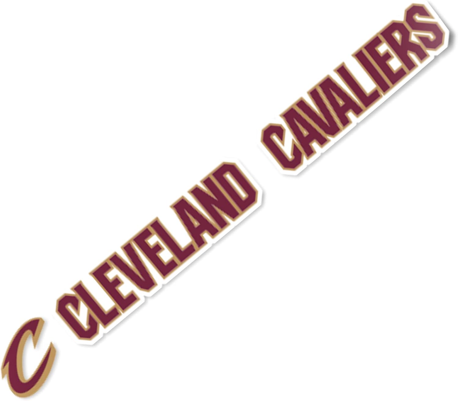 Desert Cactus Cleveland Cavaliers Sticker NBA Name Logo Vinyl Decal Laptop Water Bottle Car Scrapbook (8 Inch Sticker)