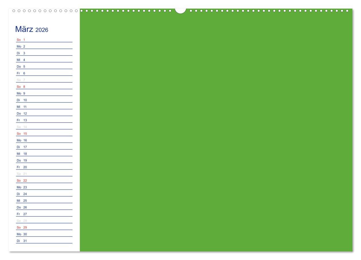 Farbiger Bastelkalender (hochwertiger Premium Wandkalender 2026 DIN A2 quer), Kunstdruck in Hochglanz: Basteln für die ganze Familie (CALVENDO Hobbys)