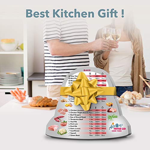 image for Everacc Air Fryer Magnetic Cheat Sheet, Instapot Air Fryer Accessories