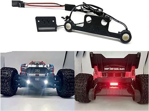 RC LED Light Kits w/Remote Control Switch for Arrma Vorteks RC Upgrade Parts 1 Set