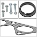 DNA Motoring GKTSET-AI90RS Aluminum Exhaust Manifold Header Gasket Set Replacement