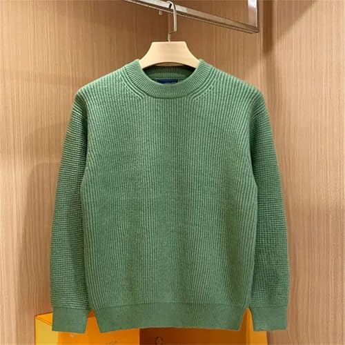 Men Soft Warm Winter Sweater O-Neck Solid Casual Knitting Pullover Warm Comfortable Dropped Shoulder Sleeves Sweaters4