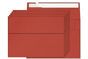 100 Pcs 4x6 Red Envelopes for Invitations, Envelopes for 4x6 Cards