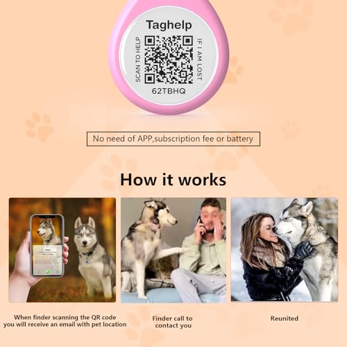 2 Pack-Custom pet Tags, Pet Id Tags for Dogs, Cat & Dog Collar Charm, Lightweight Sturdy Cute Cat Smart ID Tags, Personalized Dog Name Tags,Silent, Lightweight Durable,NO APP(Blue&Blue, 1.2") - Image 4