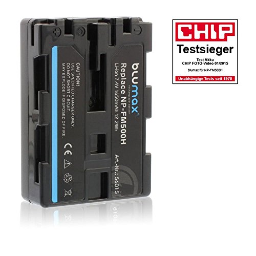 Blumax batería para Sony NP-FM500H 1650 mAh 7,4 V