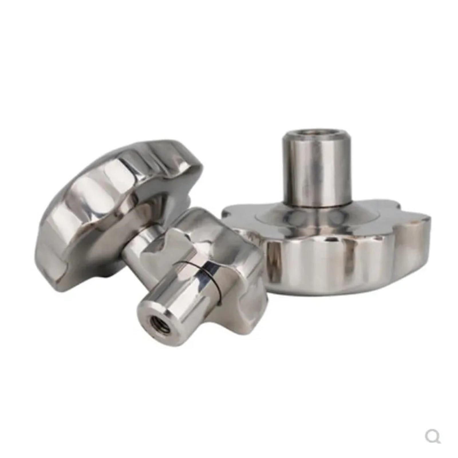 1 pz M6 M8 M10 M12 in Acciaio Inox 304 Filettatura Femmina manopola a Stella Maniglie Dadi di serraggio a Forma di Stella manopole volantino a Prugna(M6 Head 42mm)