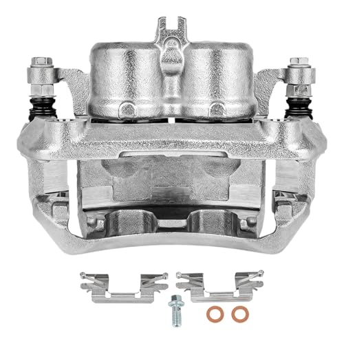 Image of SCITOO 19B3122A Front Right Disc Brake Caliper Assembly w /Bracket For Nissan For Frontier 2005-2019,For Nissan For Pathfinder 2005-2012,For Nissan For Xterra 2005-2015,For Suzuki For Equator 2009-2012