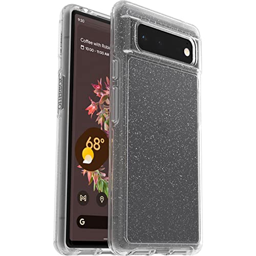 OtterBox Pixel 6 Symmetry Series Case - Stardust, Ultra-Sleek, Wireless Charging Compatible, Raised Edges Protect Camera & Screen