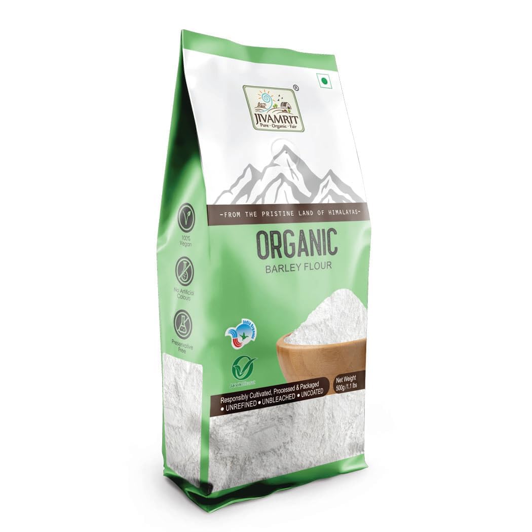 See full amazon price history chart for Jivamrit Organic Barley Flour 500 Gram -Organic Jau Ka Atta Jivamrit Organic Barley Flour 500 Gram -Organic Jau Ka Atta (B0CZJK3YXL) Amazon Price History, Amazon Price Tracker