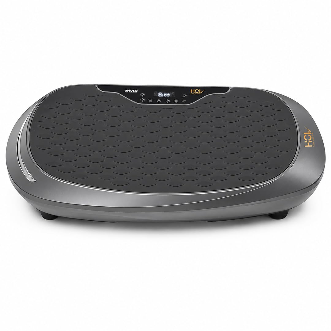 ehoso 4d oscillation vibration exercise machine with remote control, multi-speed fitness vibration platform with led display for home workout, balance, muscle activation & full body exercise.