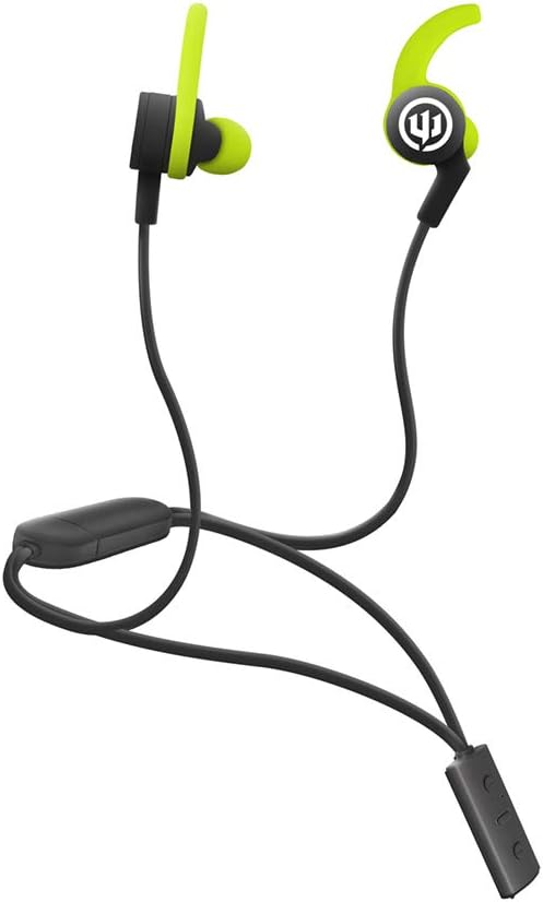 Wicked AudioShred 2 Wireless Bluetooth Sweat Proof Earbud, (Lime Freak)