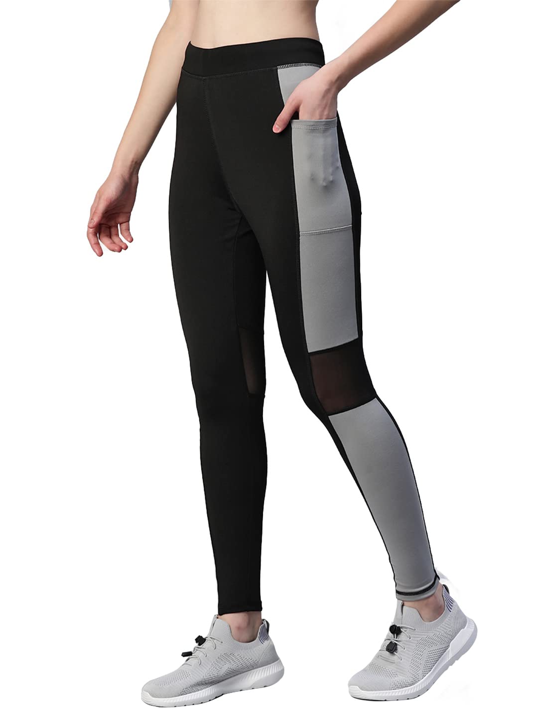 Women's Slim Fit Mid Rise Polyester Blend Track Pants