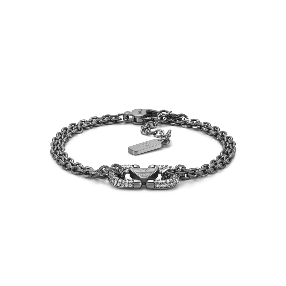 Emporio Armani Men's Gunmetal Brass Bracelet, EGS3291001