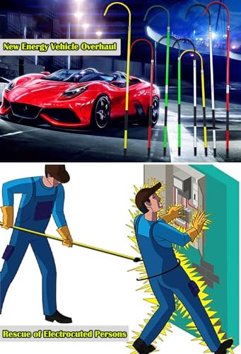 Poste de rescate de EME con gancho aislado de alto voltaje para electricista de seguridad 3