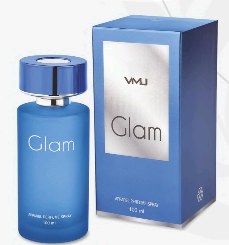 VMJ Glam Apparel Perfume Spray for Men, Long Lasting Fragrance, 60 ml, Blue-image-44